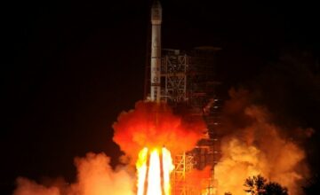 The Chang'e-3 rocket carrying the Jade Rabbit rover blasts off from the Xichang Satellite Launch Center in Sichuan province, Dec. 2, 2013.