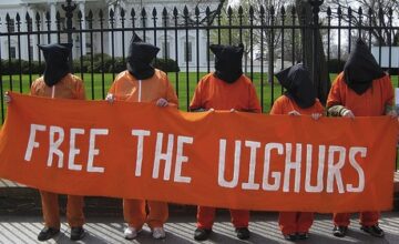 Photo Courtesy of Andy Worthington from a rally in Washington, DC